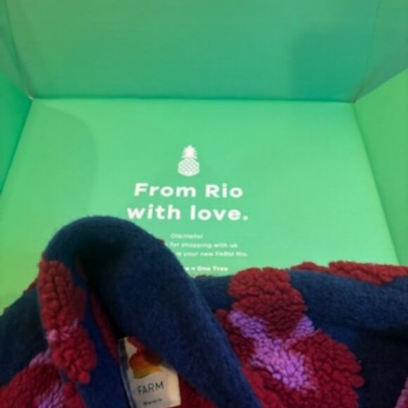 XS & NWT Fleece Farm Rio Coat: Muticolor Leopard Print: Fun & Fleecy - Picture 2 of 6